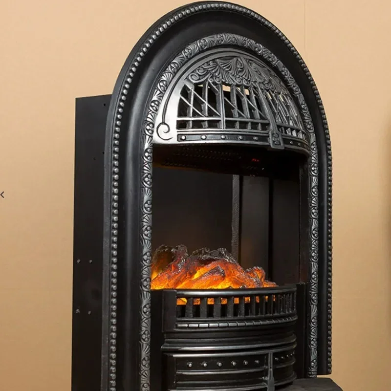 Electric Freestanding Metal Fireplace, LED, 80 - detail 8