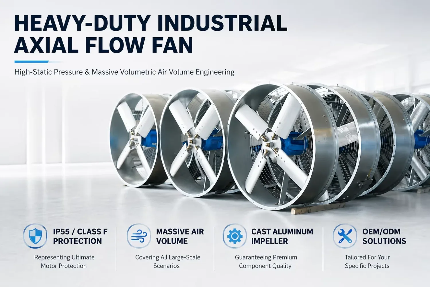 Axial Flow Fan, Waterproof, 380 V, Electric - detail 6